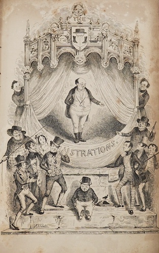 Dickens, Charles - The Posthumous Papers of the Pickwick Club. First Edition. engraved pictorial and printed titles, frontis and 41 plates (by H.K. Browne & Robert Seymour)